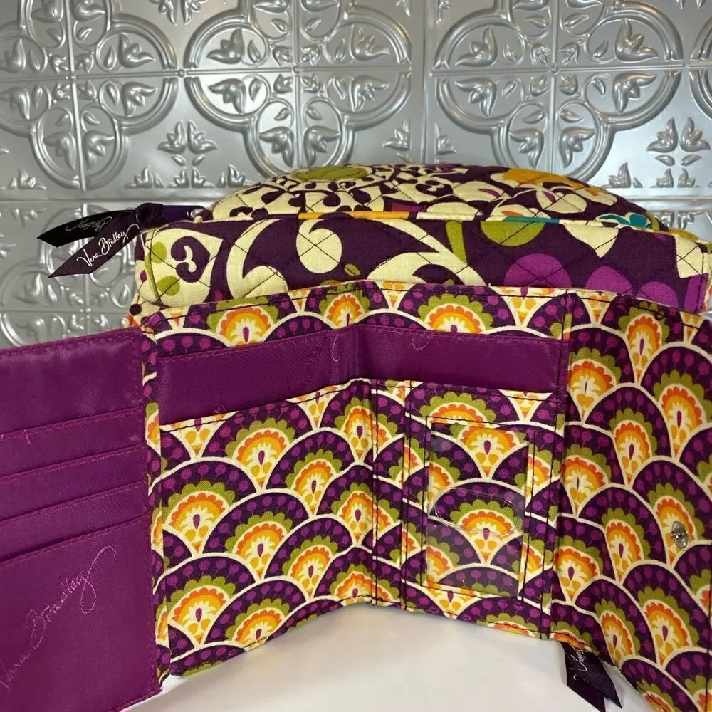NWOT SETVera Bradley Plum Crazy Pattern - Picture 7 of 8